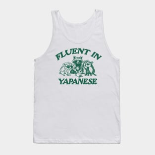Fluent In Yapanese Shirt, Y2K Iconic Funny It Girl Meme Tank Top